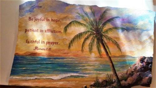 Bible verse on Flagstone